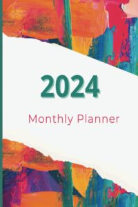 2024 premium yearly planner: compact 6x9 pocket size, professional planning with monthly & weekly views, quality management for a big and better year
