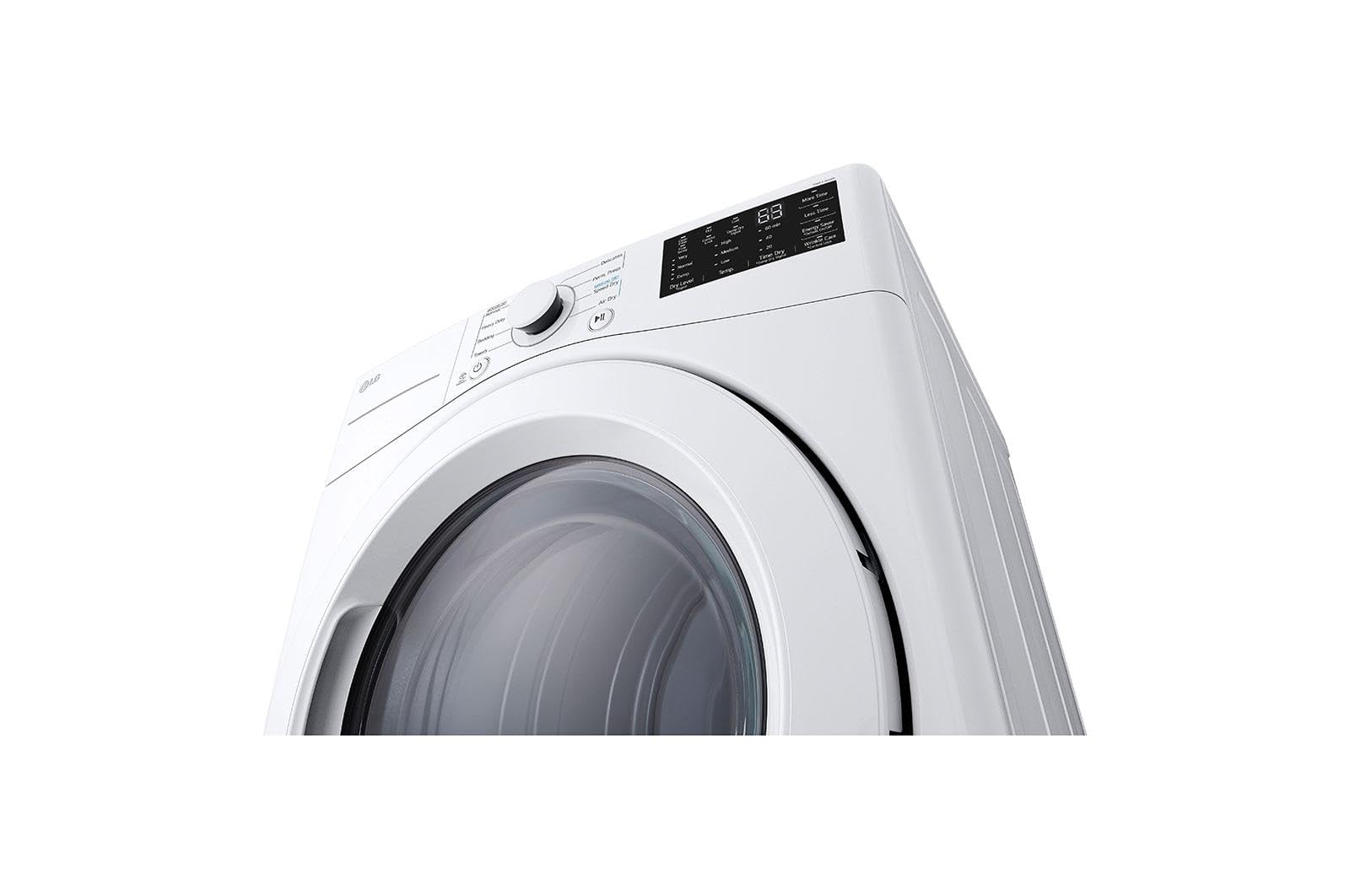 LG DLE3470W 7.4 Cu. Ft. White Ultra Large Capacity Front Load Dryer