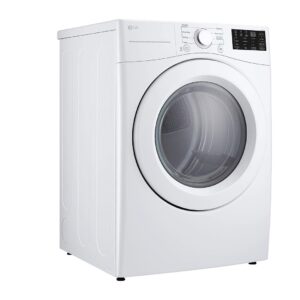 LG DLE3470W 7.4 Cu. Ft. White Ultra Large Capacity Front Load Dryer