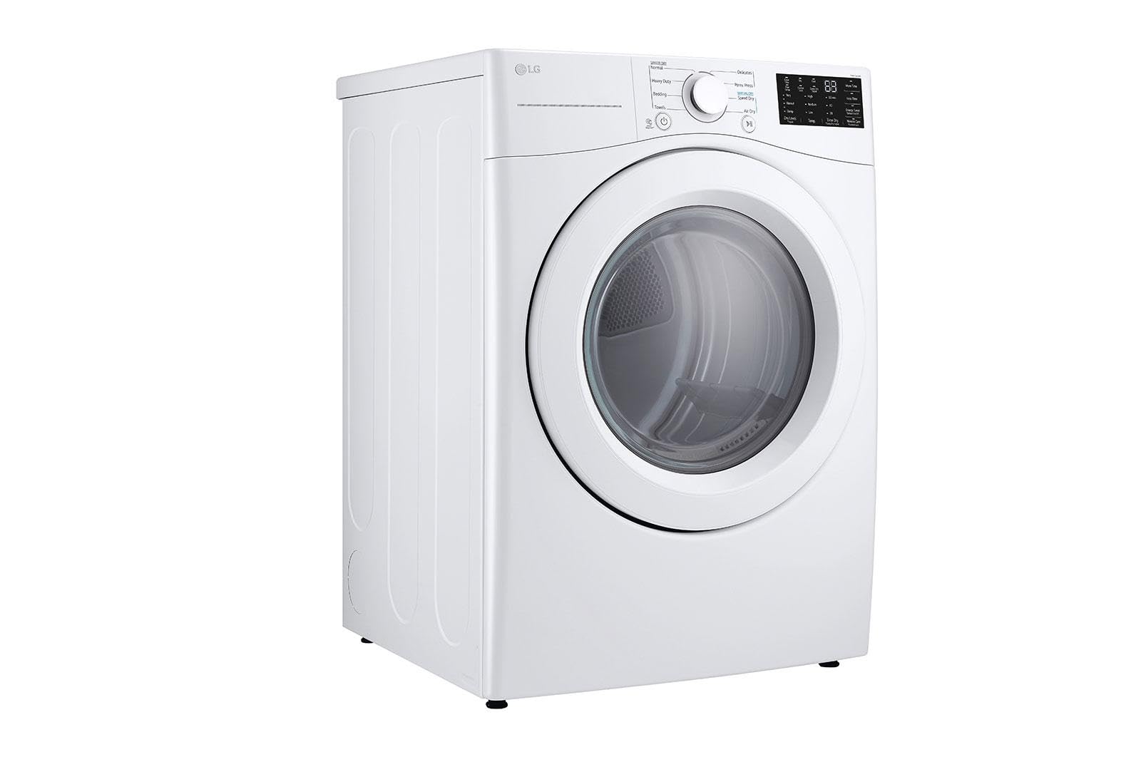 LG DLE3470W 7.4 Cu. Ft. White Ultra Large Capacity Front Load Dryer