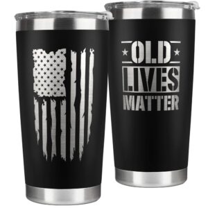 gifts for men - birthday gifts for men - 40th, 50th, 60th, 70th, 80th birthday men gift ideas - mens gifts for grandpa, him, dad, husband - father's day gifts for men, retirement gifts - 20 oz tumbler