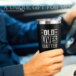 Gifts for Men - Birthday Gifts for Men - 40th, 50th, 60th, 70th, 80th Birthday Men Gift Ideas - Mens Gifts for Grandpa, Him, Dad, Husband - Father's Day Gifts for Men, Retirement Gifts - 20 Oz Tumbler