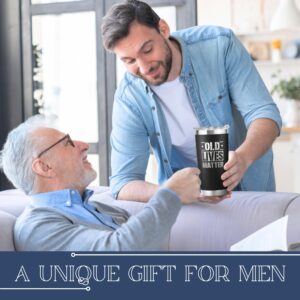 Gifts for Men - Birthday Gifts for Men - 40th, 50th, 60th, 70th, 80th Birthday Men Gift Ideas - Mens Gifts for Grandpa, Him, Dad, Husband - Father's Day Gifts for Men, Retirement Gifts - 20 Oz Tumbler