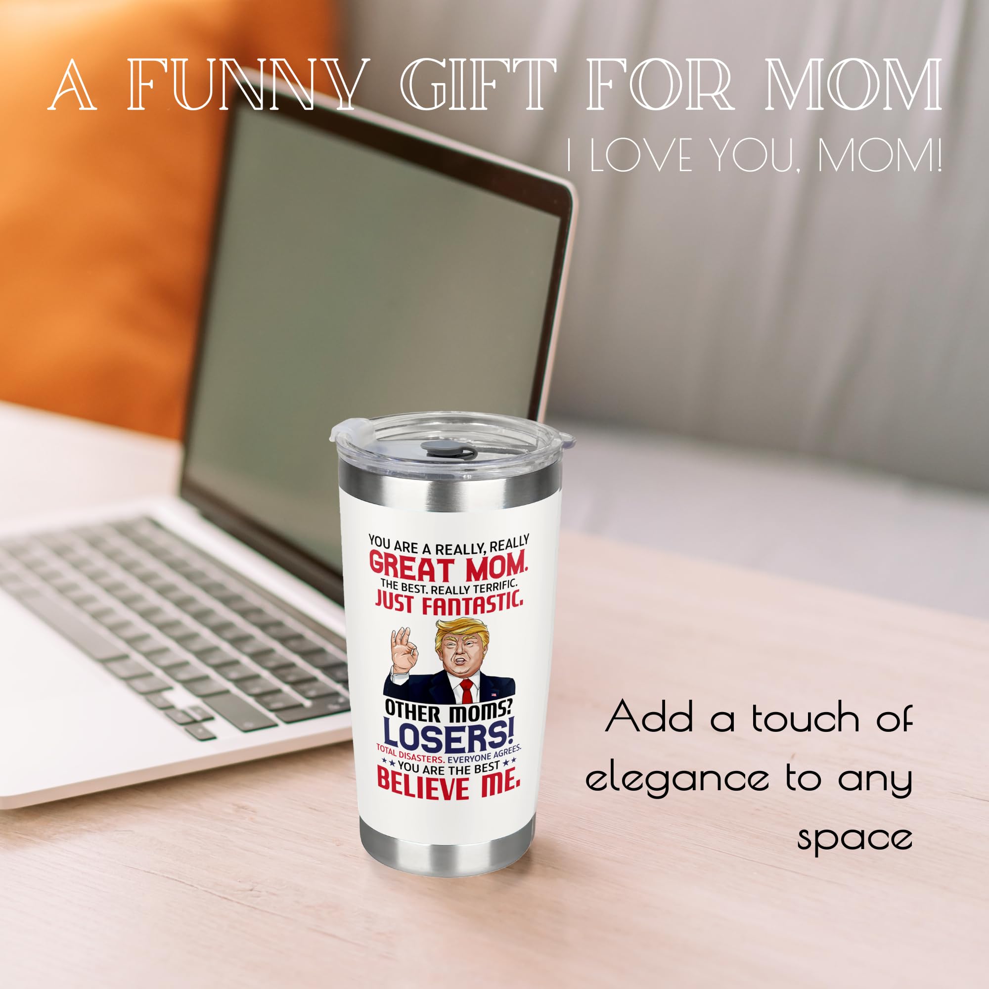 Gifts for Mom from Daughter Son - Mom Birthday Gifts, Birthday Gifts for Mom, Mother Birthday Gifts - Mothers Day Gifts, Mothers Day Gifts for Mom Wife - New Mom Gifts for Women - 20 Oz Mom Tumbler