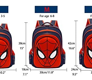 Dasellbag Toddler School Backpack Elementary Student Schoolbag Waterproof Lightweight Comic Bookbag for Boys Girls(SL-M)