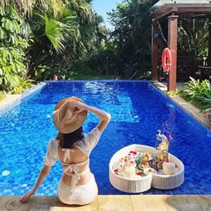 heart floating plate, deluxe floating tray for pool, stylish breakfast tray on the water, luxury floating bar drink holder for pool parties