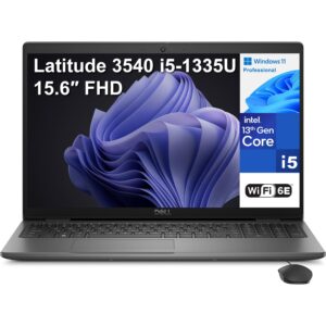 dell latitude 3000 3540 15.6" fhd business laptop computer, 13th gen intel 10-core i5-1335u (beat i7-1270p), 4gb ddr4 ram, 256gb pcie ssd, wifi 6e, bluetooth, windows 11 pro