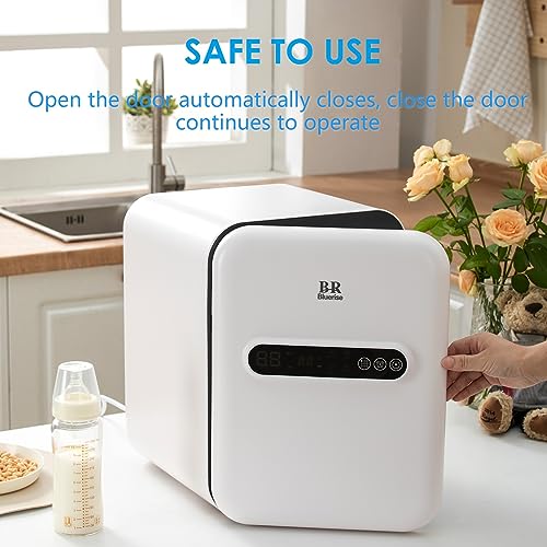 BRBLUERISE Bottle Sterilizer and Dryer 17L 4 in 1 UV Sterilizer and Dryer with Touch Screen Control Auto-Off Safety Sterilizer for Baby stuffs, Baby Bottles & Breast Pump Accessories