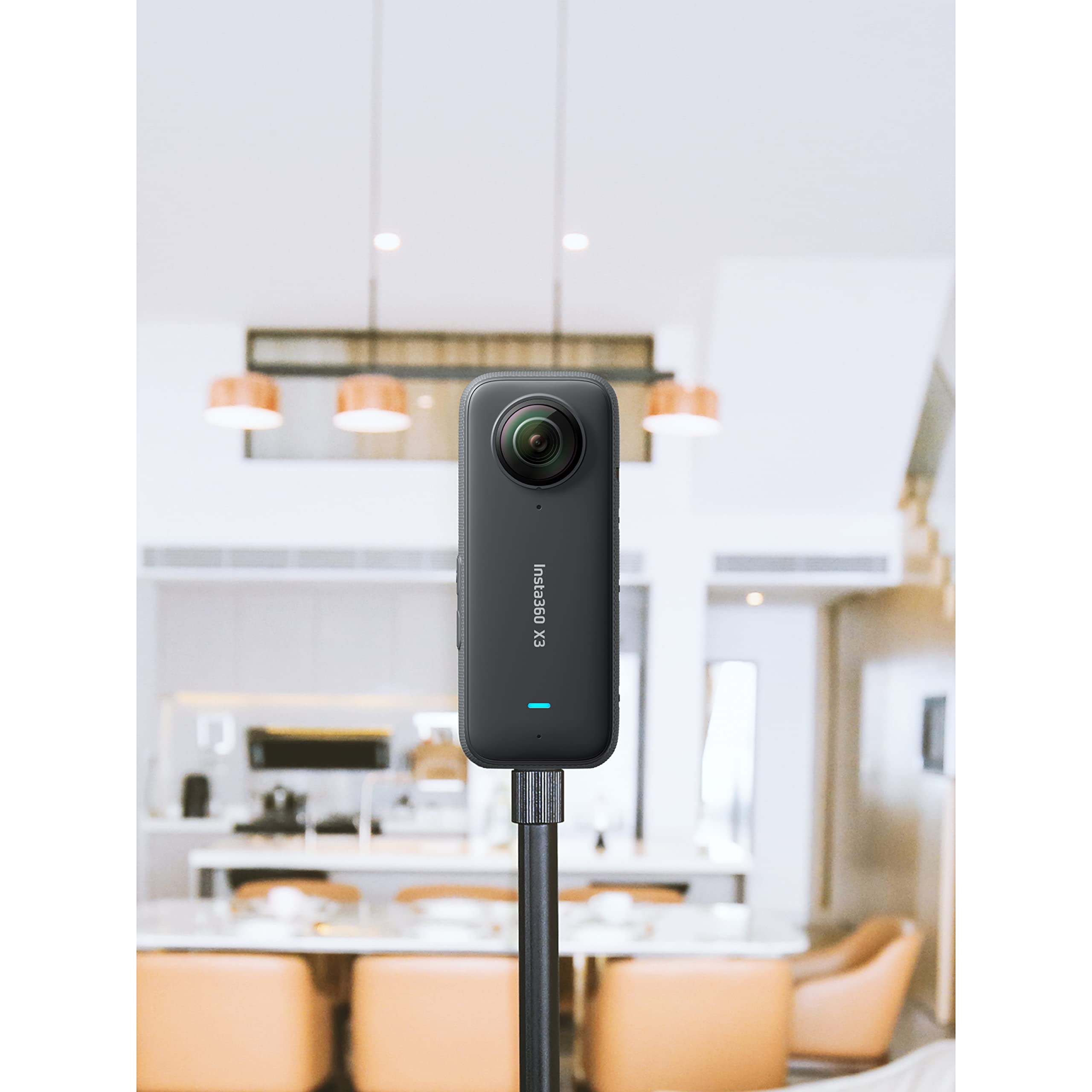 Insta360 X3 Virtual Tour Kit - 360 Virtual Tour Camera, 72MP Photo, 5.7K 360 Active HDR Video, Top Stabilization, Long-Life Replaceable Battery, Great Low Light Performance, WiFi Preview & Transfer