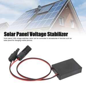 Solar Panel USB Voltage Stabilizer Adapter with TYPE C DC USB Interface for Solar Panel Solar Panel Adapter Accessory Solar Panel USB Voltage Stabilizer