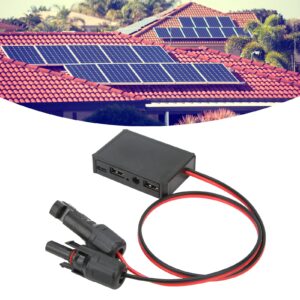 Solar Panel USB Voltage Stabilizer Adapter with TYPE C DC USB Interface for Solar Panel Solar Panel Adapter Accessory Solar Panel USB Voltage Stabilizer