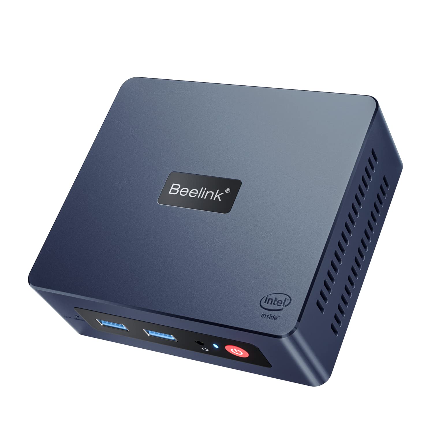 Beelink Mini PC, EQ12 Mini Computers Alder Lake N305(up to 3.8GHz) 8C/8T, Desktop Computers 16G DDR5 RAM 500G SSD 4K 60Hz USB-C&Dual HDMI WiFi 6/BT5.2/Dual 2.5Gbps for Office/Home/HTPC/Family-NAS