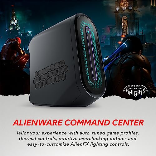 Alienware Aurora R15 Gaming Desktop - Intel Core i9-13900F, 32GB DDR5 RAM, 1TB SSD, NVIDIA GeForce RTX 4070 Ti GDDR6X, Liquid Cooling, Windows 11 Home - Dark Side of The Moon