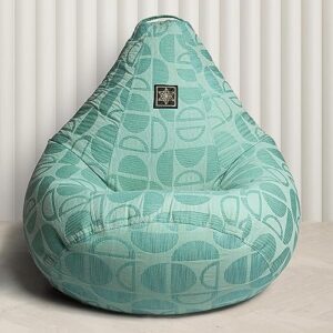 New Bean Bag Cover Only Without Beans Organic Cotton Teardrop 3XL Home Decor Only Cover