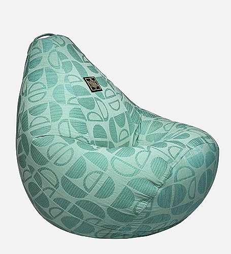 New Bean Bag Cover Only Without Beans Organic Cotton Teardrop 3XL Home Decor Only Cover