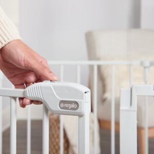 Regalo 144-Inch Super Wide Adjustable Baby Gate and Play Yard, 2-In-1, Bonus Kit, Includes 4 Pack of Wall Mounts