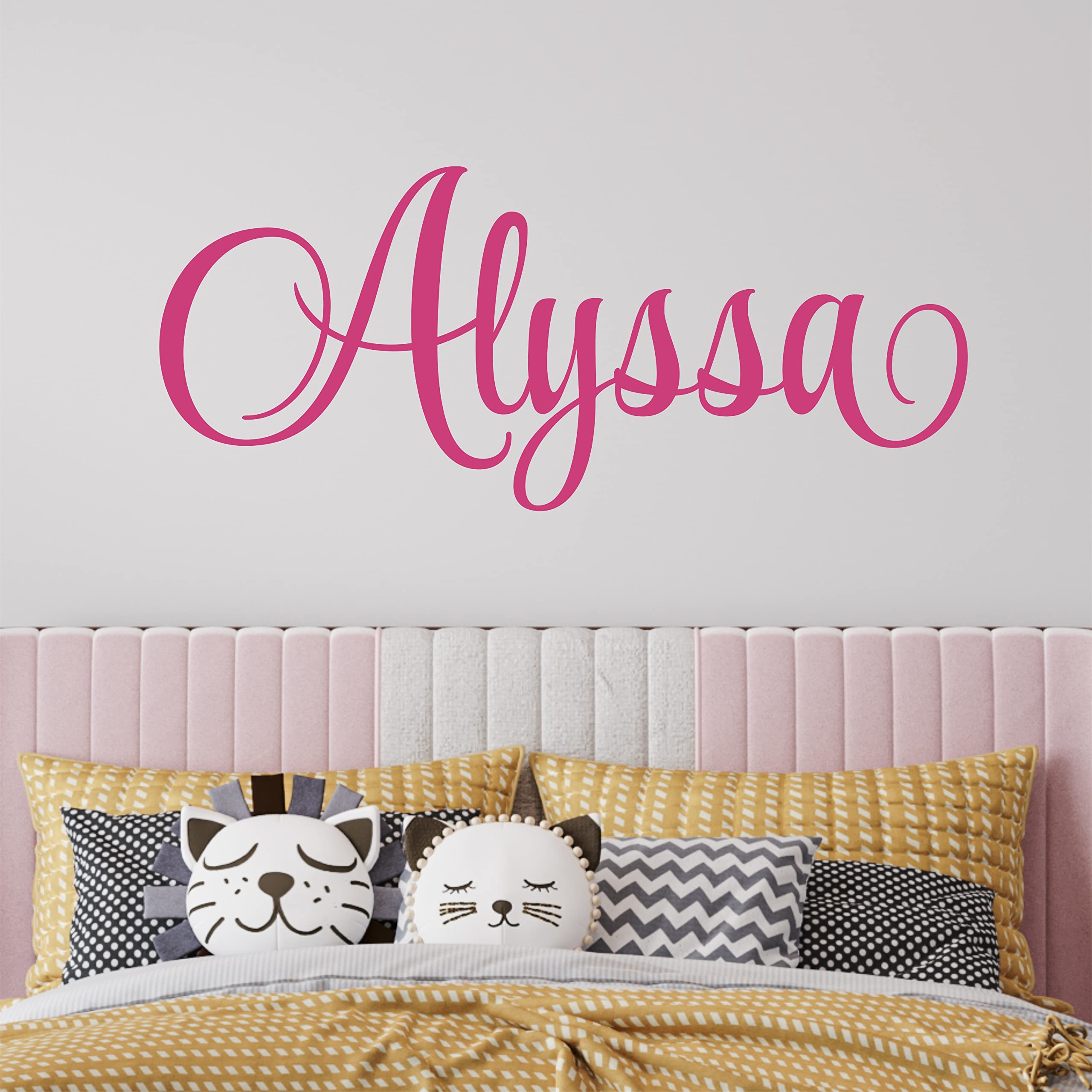 Custom Name Wall Decal - Personalized Name Girls Room Boys Room Kids Bedroom Nursery Decor Wall Sticker