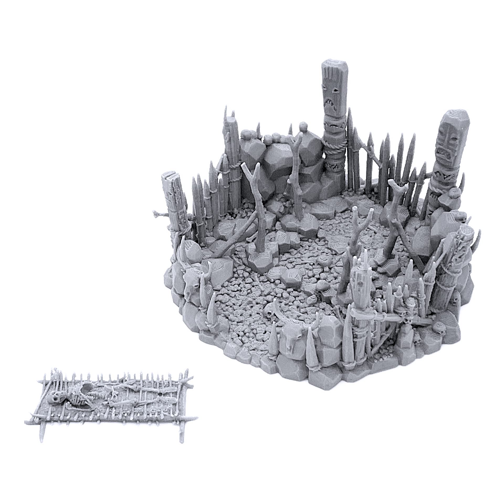 Burial Platform DND Terrain for Dungeons and Dragons, 28mm Miniature Wargaming, Tabletop RPGs, Wargame Scenery