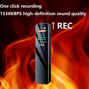 New 64GB Digital Voice Recorder Voice Activated Recorder Mini Voice Recorder Upgraded Small Audio Recorder with MP3&USB for Lectures, Meetings, Interviews………