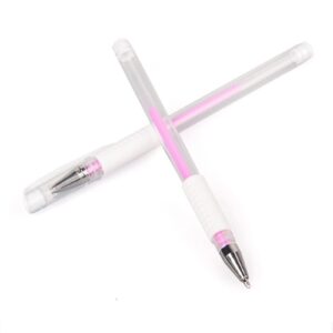 Eyebrow Marker Pen Pink Microblading Eyebrow Mapping Pen Brow Lip Permanent Makeup Position Mapping Mark Tools (2pcs White)