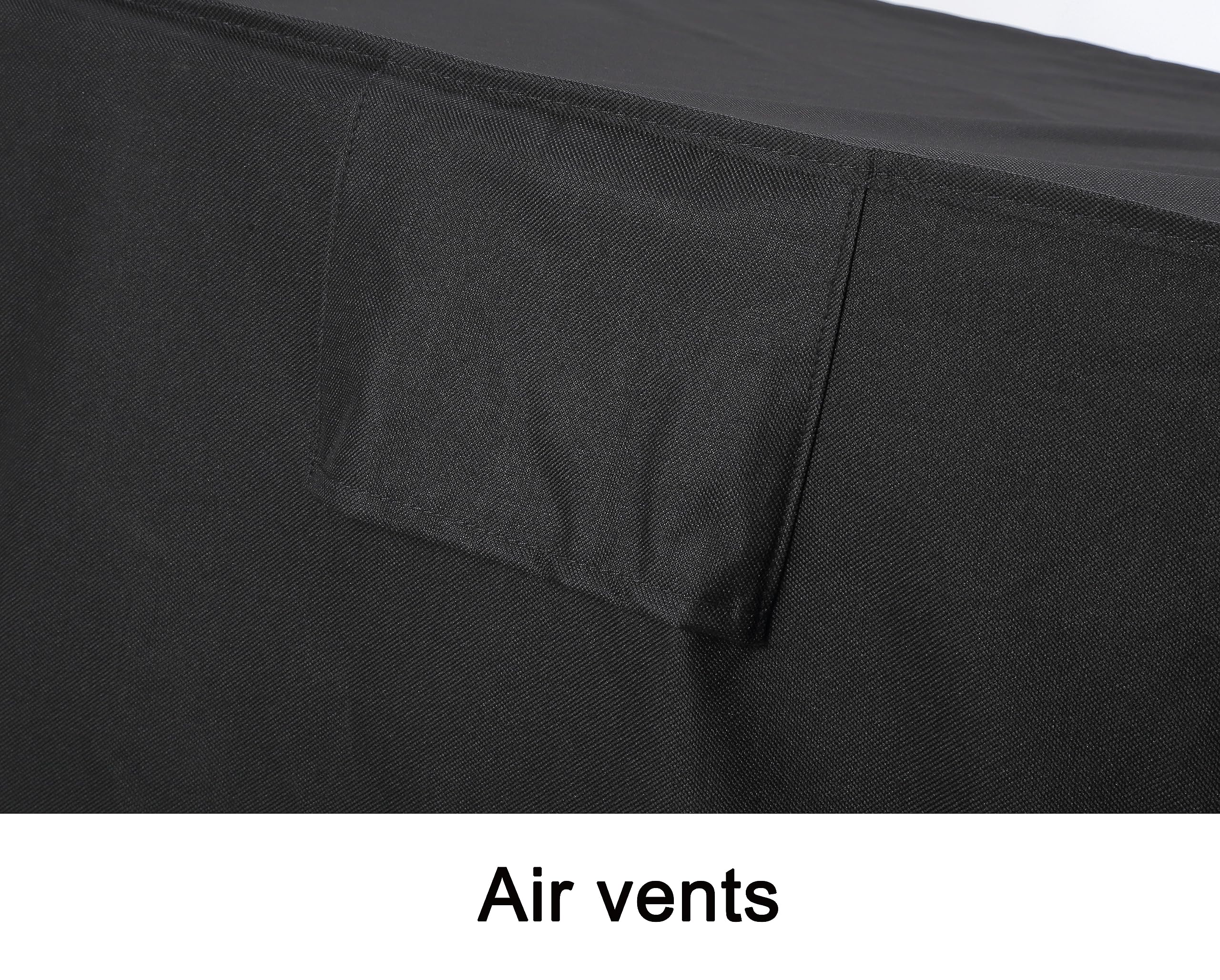 Dnalrhoi Black Generator Cover for Universal Generators,Heavy Duty Thicken 600D Polyester with Elastic Hem,Waterproof Weather/UV Resistant,Fits for 4000-6500 Watt(26''L x 20''W x20''H)