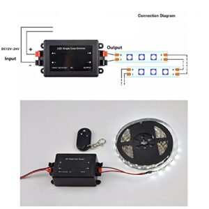 LED Dimmer with Remote Control LED Light Strip Dimmer Adjust Brightness Dimmer Light Switch Part Accessories