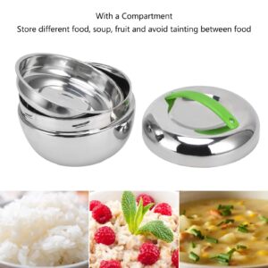 Stainless Steel Insulated Lunch Box 1.3L 44Oz Li Silver Container with Insulation Lunch Container Container Jar for Boxed Insulating Insulated Food Jars