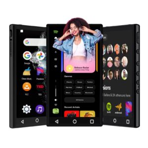 4.3" mp3 player with bluetooth and wifi, android streaming music player with spotify, portable hifi sound walkman digital audio player with speaker,mp4 player with play,support app download