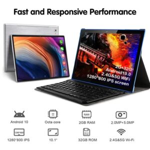 10.1 Inch Tablet PC Android 10 System PC Tablet 2GB RAM 32GB ROM WiFi IPS HD Original Screen 10" Size Tablet PC Android