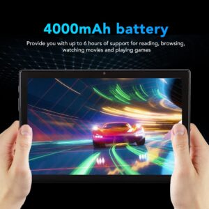 GLOGLOW Tablet PC, 10.1 Inch Tablet 1280x800 Resolution 100-240V 2.4G 5G WiFi 2GB RAM 32GB ROM Front 5MP Rear 13MP Octa Core CPU for 8.1 for Reading (Gold)
