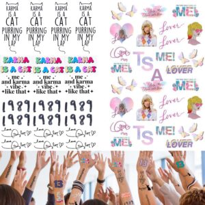 ydjia ts limited edition temporary tattoos eras accessories (ts tattoos)