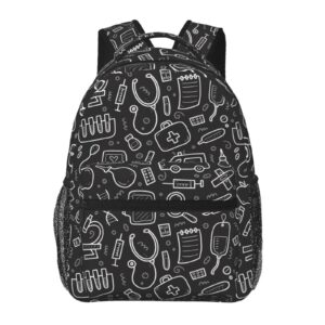 juoritu nurse backpacks, laptop backpacks for travel work gifts, lightweight bookbags for men and women