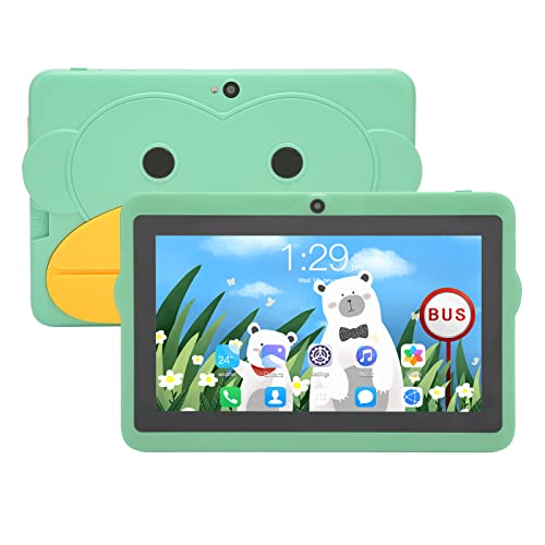 AMONIDA Toddler Tablet, 100‑240V Dual Camera 8 Core CPU 2GB 32GB Kids Tablet for Babies (US Plug)