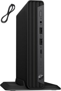 hp 2023 elite mini 800 g9 pc business desktop computer, 12th intel 16-core i9-12900 up to 5.1ghz, 64gb ddr5 ram, 2tb pcie ssd, wifi 6e, bt 5.2, keyboard and mouse, windows 11 pro, broag cable