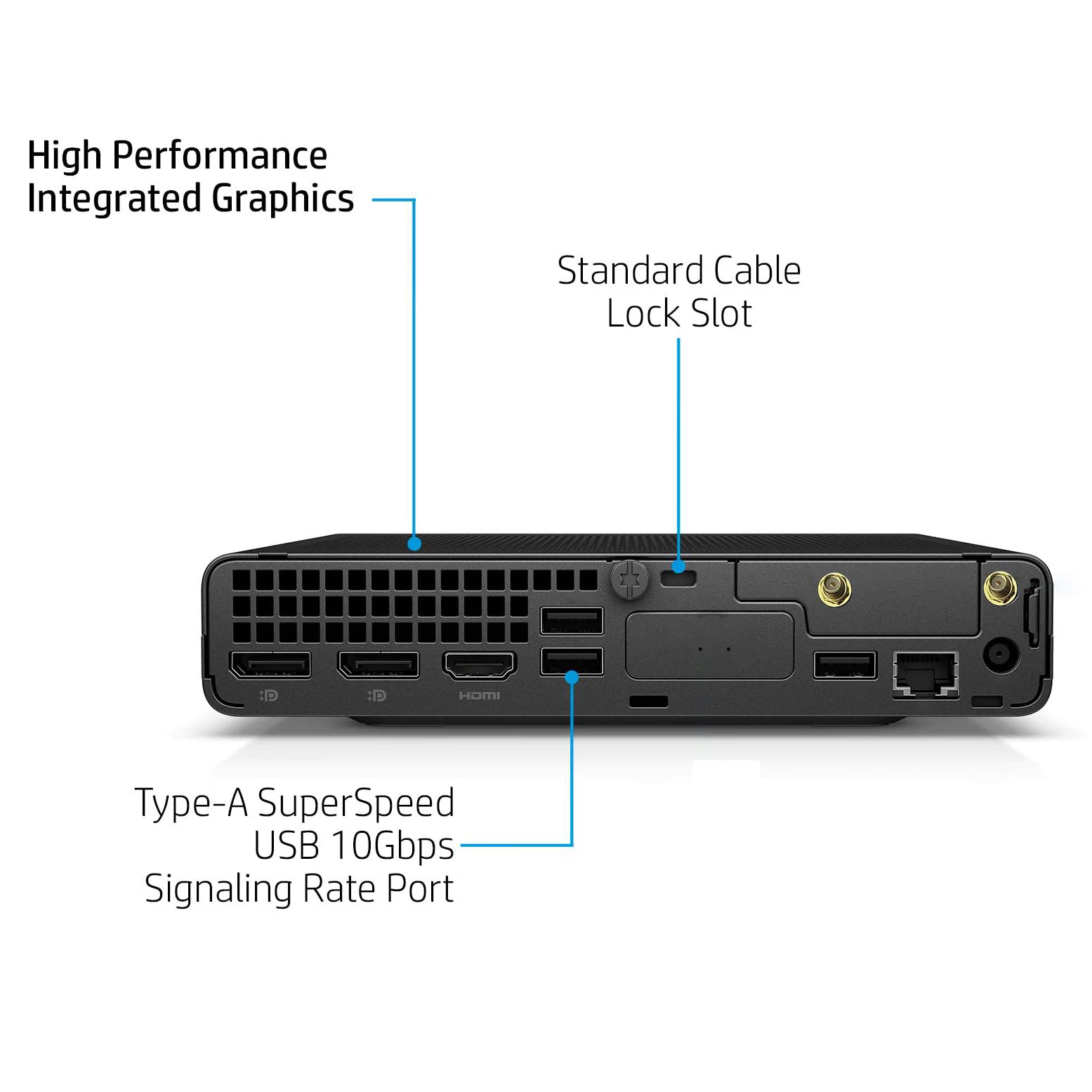 HP 2023 Elite Mini 800 G9 PC Business Desktop Computer, 12th Intel 16-Core i9-12900 up to 5.1GHz, 64GB DDR5 RAM, 2TB PCIe SSD, WiFi 6E, BT 5.2, Keyboard and Mouse, Windows 11 Pro, BROAG Cable