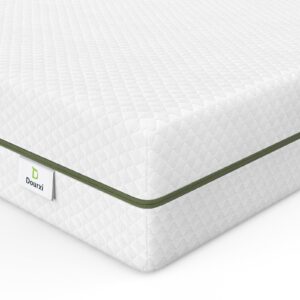 dourxi crib mattress, dual-sided comfort baby and toddler mattress with cool gel memory foam and removable cover, fits standard size cribs and toddler bed, 52x27.5x5.5 inches