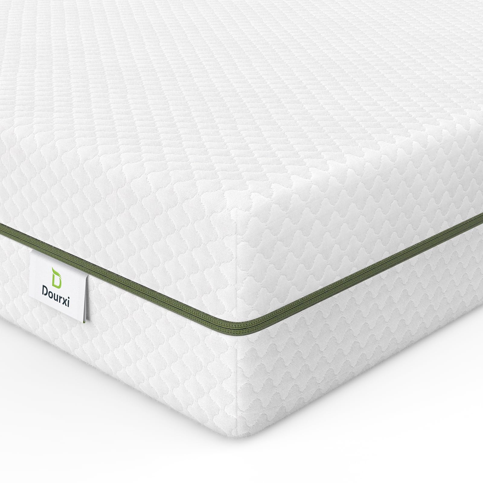 Dourxi Crib Mattress, Dual-Sided Comfort Baby and Toddler Mattress with Cool Gel Memory Foam and Removable Cover, Fits Standard Size Cribs and Toddler Bed, 52x27.5x5.5 inches