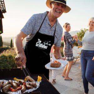 Gift for Dad's Personalized Grilling Tools and Apron BBQ Set Ideal for Fathers Who Love to Grill