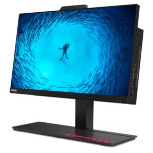 Lenovo ThinkCentre M70a 21.5" FHD AIO Business All-in-One Desktop Computer, Intel Hexa-Core i5-10400 (Beat i7-8700), 16GB DDR4 RAM, 512GB PCIe SSD, DVDRW, WiFi, BT 5.0, Windows 10 Pro