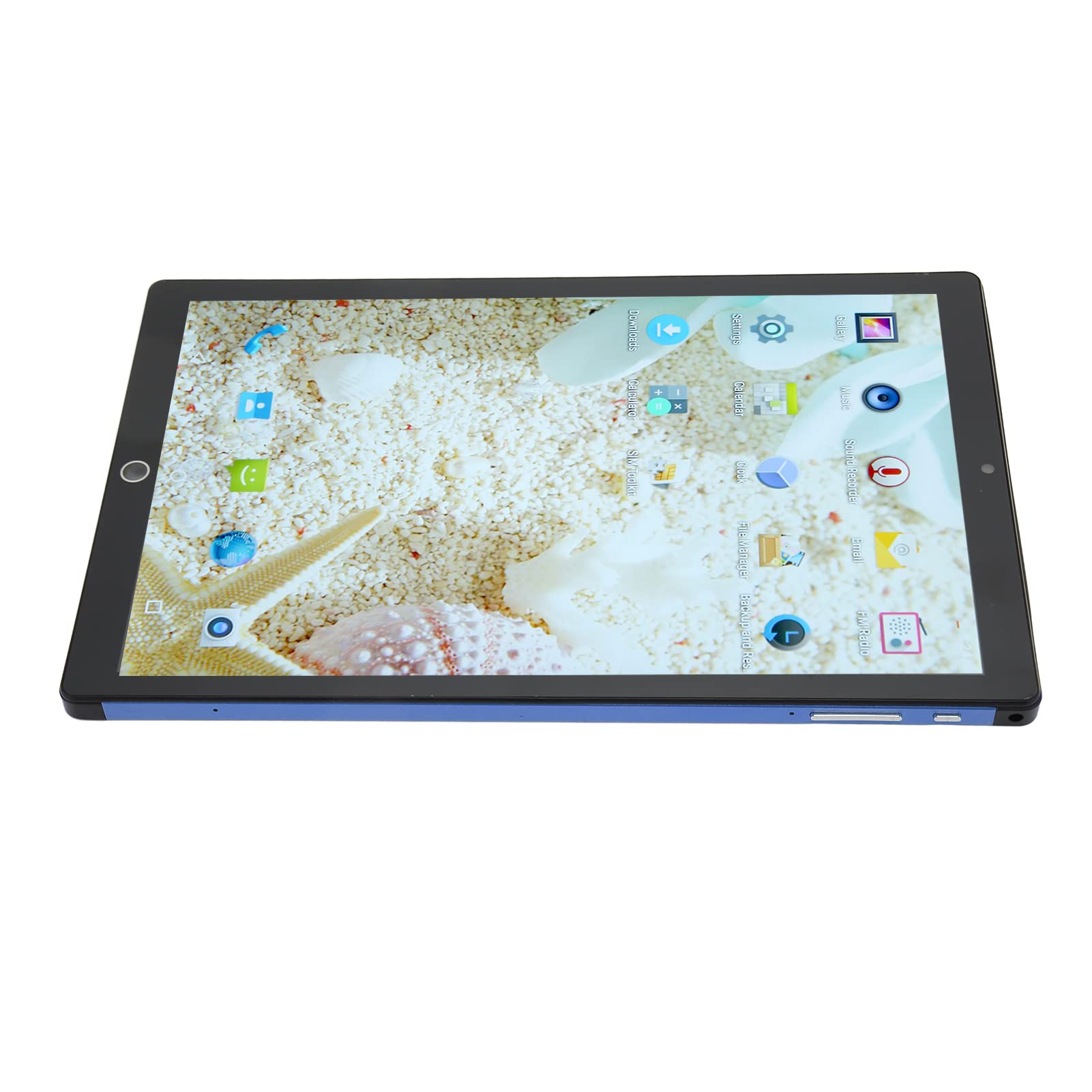 Soraz Tablet PC, 10.1 Inch Tablet Blue 100-240V 6GB RAM 1920 X 1080 for Online Video (US Plug)