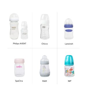 Momssy Portable Bottle Warmer for Travel, Baby Bottle Warmer for Breastmilk Formula, Smart Temperature Control, Travel Bottle Warmer for Baby Brew, Milk Warmer for Baby USB Rechargeable, Auto Shut-Off