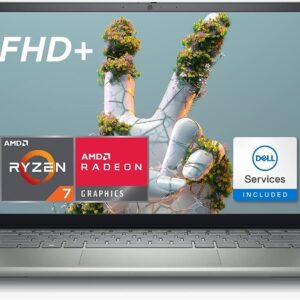 Dell 2023 Newest Inspiron 14 Laptop, 14" FHD(1920 x 1200) Display, AMD Ryzen 7 5825U Processor(8-core), 32GB RAM, 1TB SSD, AMD Radeon Graphics, Wi-Fi 6, Bluetooth, Window 11 Pro, Pebble Green