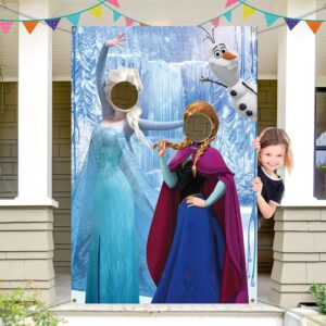 userten princess backdrop 5x3.3ft princess photography background banner 150x100cm polyester girl birthday princess theme party decoration supplies baby shower photo studio booth props
