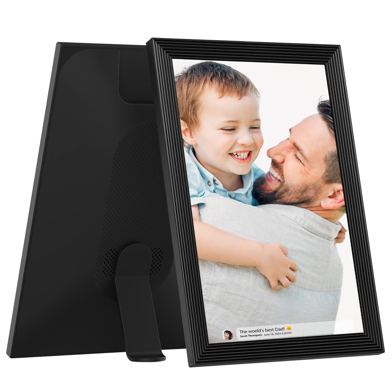 32GB FRAMEO 10.1 Inch Smart WiFi Digital Photo Frame 1280x800 IPS LCD Touch Screen, Auto-Rotate Portrait and Landscape, Share Moments Instantly via Frameo App from Anywhere