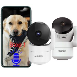 wifi security camera for home,1080p indoor camera for pet/baby monitor,360 motion track,privacy mode,cloud&micro sd card storage,2-way audio,google assistant & alexa compatible (plug in camera)