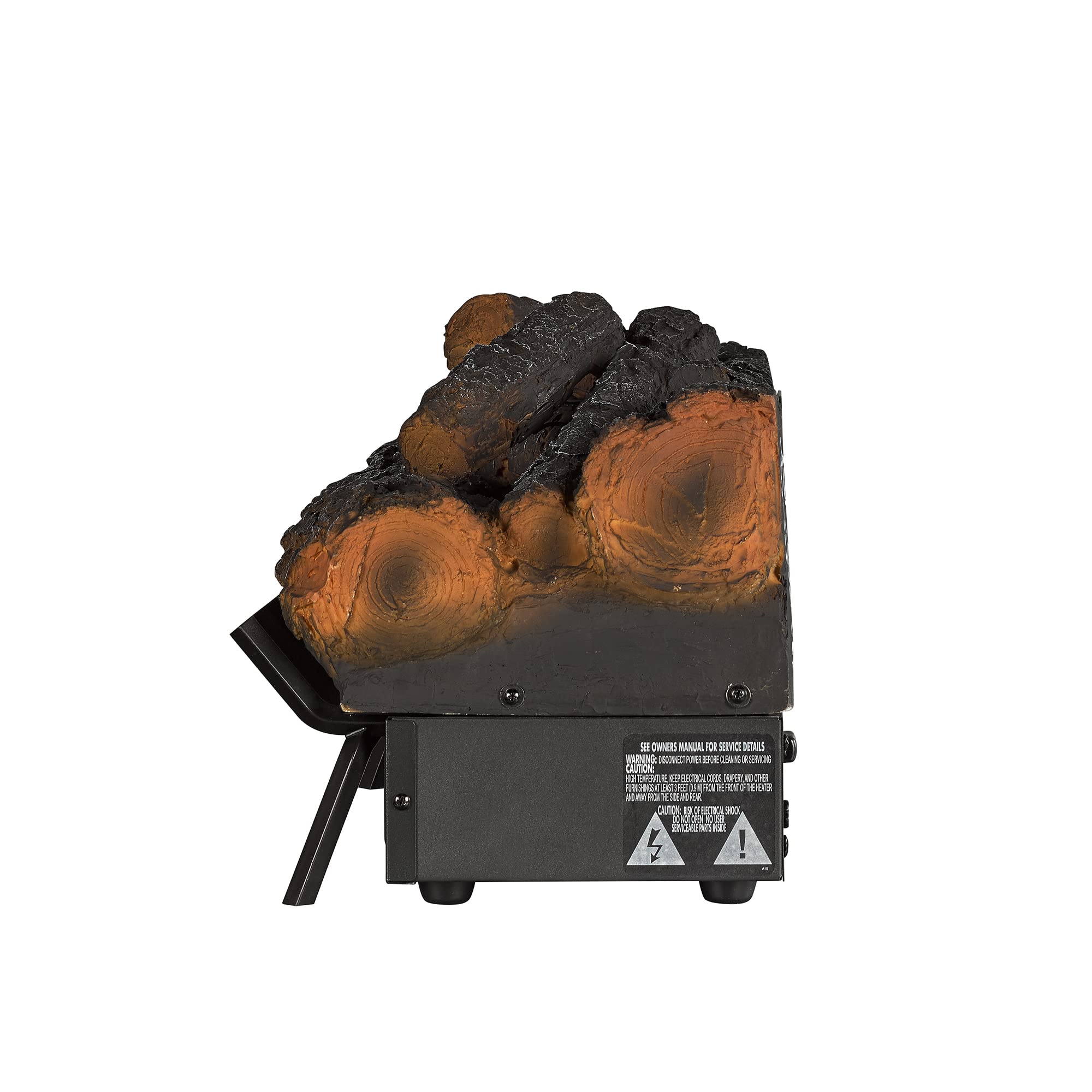 duraflame® Infrared Quartz Electric Log Set Heater with 3D Flame® Effect and Remote Control, Rustic Pine