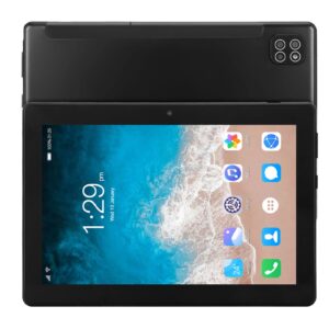 gloglow smart tablet, gps tablet 8800mah 8+20mp 6gb＋128gb storage 4glte with otg cable for reading for recreation (black)