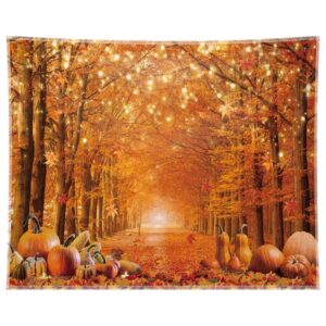 swepuck 10x8ft fall photography backdrop autumn maple leaves pumpkin friendsgiving background thanksgiving party supplies farm harvest banner photo booth