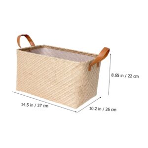 ORFOFE Foldable Storage Basket Closet Baskets Shelf Basket Nursery Decor Storage Cubes Clothes Storage Basket Baskets for Organizing Closet Bin Toy Canvas Desktop Fabric Laundry Basket