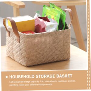 ORFOFE Foldable Storage Basket Closet Baskets Shelf Basket Nursery Decor Storage Cubes Clothes Storage Basket Baskets for Organizing Closet Bin Toy Canvas Desktop Fabric Laundry Basket